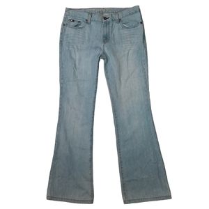 Tommy Hilfiger VTG Y2K Wide Leg Flare Blue Jeans SZ 10